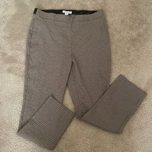 Brown black and tan plaid dress pants